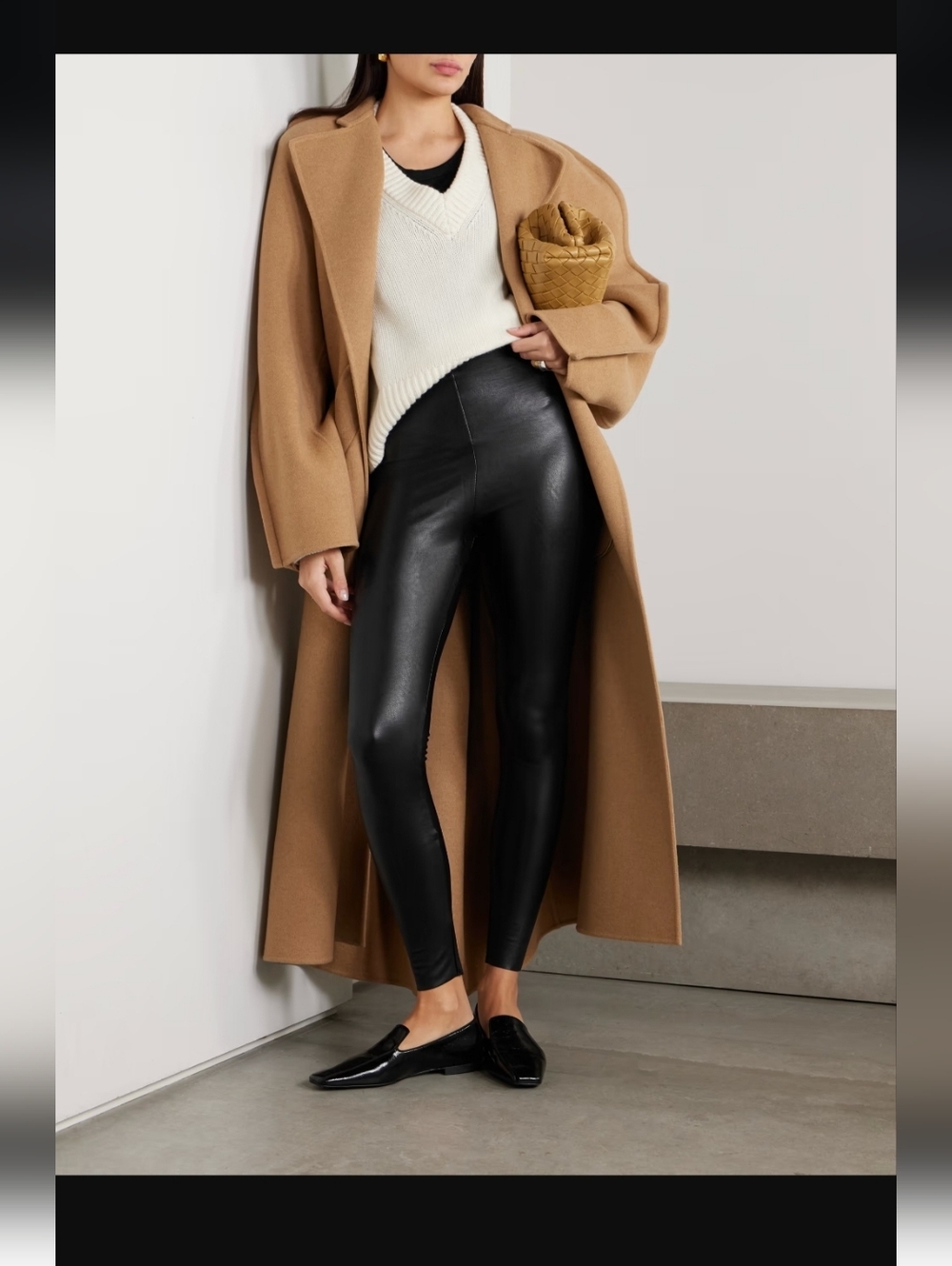 Commando Perfect Control Faux Leather Legging Size Medium